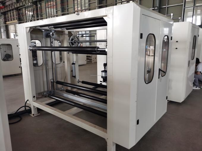 Thiết kế đẹp Dot To Dot Lamination Embossing Tấm khăn bếp Máy lăn lại 6