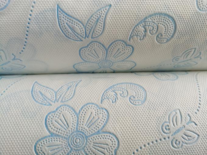 Thiết kế đẹp Dot To Dot Lamination Embossing Tấm khăn bếp Máy lăn lại 9