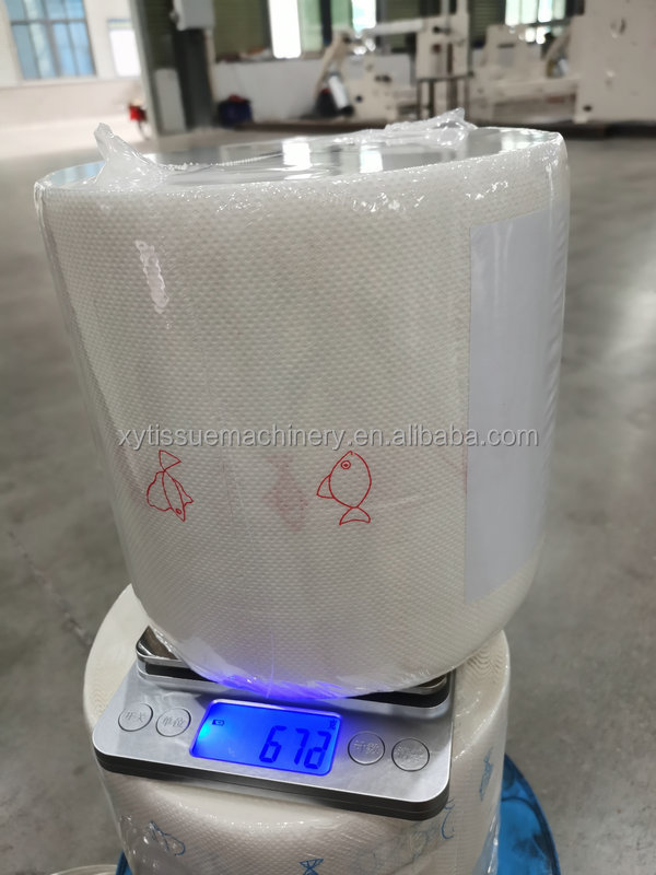 Thiết kế đẹp Dot To Dot Lamination Embossing Tấm khăn bếp Máy lăn lại 14