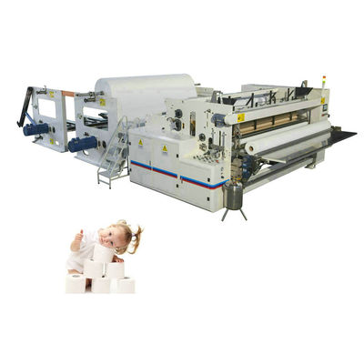 200 ~ 230m / phút Máy sản xuất giấy vệ sinh hoàn toàn tự động Cho sử dụng trong nhà máy