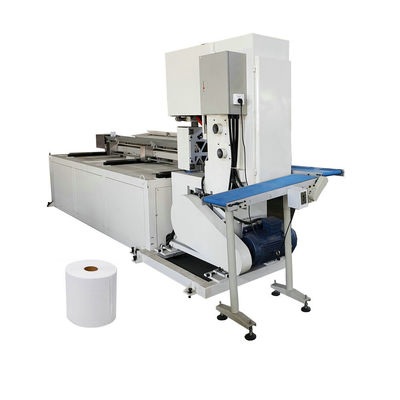 Máy cắt giấy vệ sinh công nghiệp dây chuyền đã xem 15KW 15-30cuts/min Tự động đầy đủ
