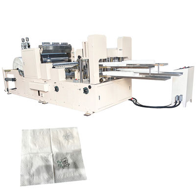 Tốc độ tốt bốn sàn khăn giấy khăn giấy gấp máy với 2 màu in
