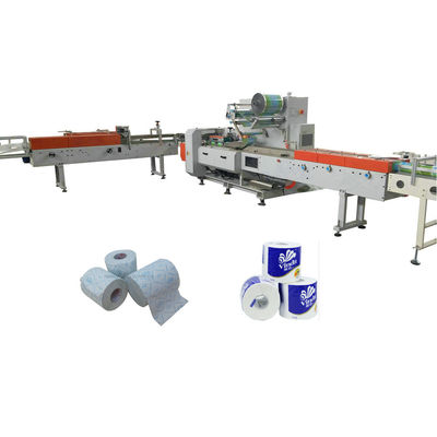 Máy đóng gói giấy vệ sinh đơn cho nhà máy sản xuất mô sử dụng 100-200pack/Min