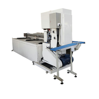 Máy cắt giấy vệ sinh tự động Maxi Tissue Roll Band Saw Machine Máy cắt giấy Jumbo Roll