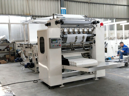 Tự động V gấp mặt máy làm giấy mô 100-230 mm điều chỉnh