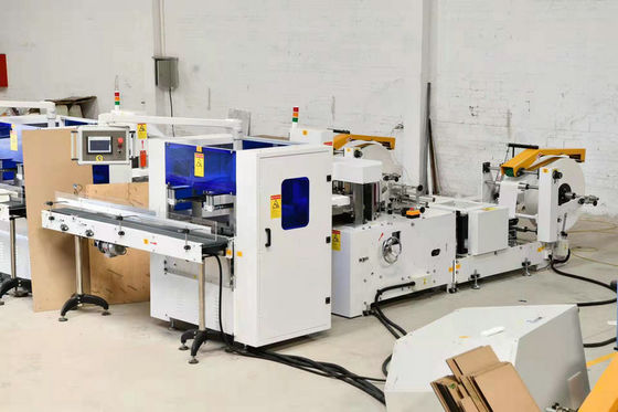 Dòng sản xuất giấy khăn hoàn toàn tự động cho các nhà máy sản xuất 800-1000 bộ/phút