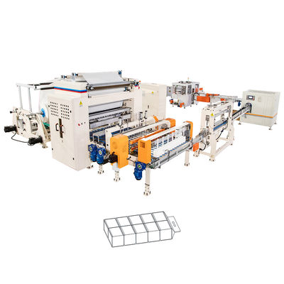 Máy sản xuất mô khuôn mặt hoàn toàn tự động từ gấp đến đóng gói