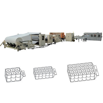 Toàn bộ tự động 48 cuộn gói đóng gói giấy vệ sinh nhỏ bếp khăn giấy cuộn máy sản xuất dây chuyền cho các doanh nghiệp giấy vải Nam Mỹ