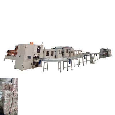 Dây chuyền sản xuất máy làm giấy vệ sinh cuộn nhỏ tốc độ cao, in màu, tráng màng PLC Control Romania